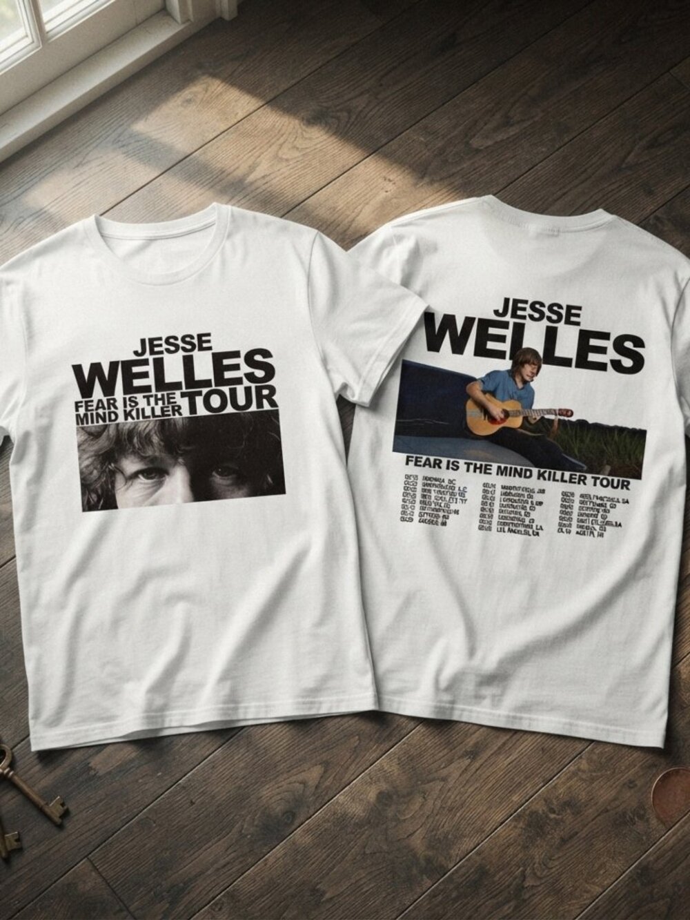Jesse Welles Fear Is The Mind Killer Tour 2026 Graphic T-Shirt Unisex